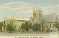 St Andrew's Church and Masonic Temple, Horsham, 1951