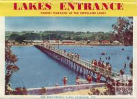 The foot-bridge Lakes Entrance, 1965