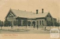 Shire Hall, Mildura, 1913