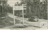 Prince's Highway at Victorian-NSW Border, 1947