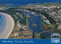 Aerial view of Port Fairy, 2000