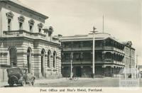 Post Office and Mac's Hotel, Portland, 1948