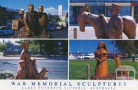 War Memorial Sculptures, The Esplanade, Lakes Entrance, 2006