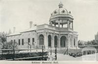 Soldiers' Memorial Hall, Bendigo