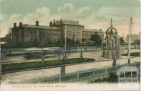Victoria Barracks, with South African Memorial, Melbourne, 1905