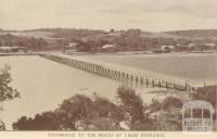 Footbridge to the beach, Lakes Entrance