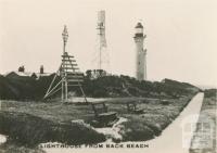 Lighthouse from Back Beach, Queenscliff