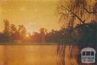 Sunset over Lake Victoria, Shepparton