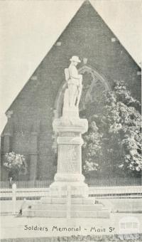 Soldiers Memorial, Main Street, Stawell, 1935