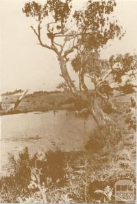 Kororoit Creek at Forrest Street, Sunshine, c1930