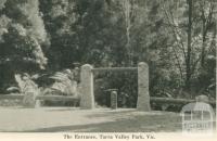 The Entrance, Tarra Valley Park, 1949