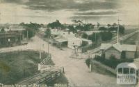 Hogan Street from Fire Bell, Tatura, 1906