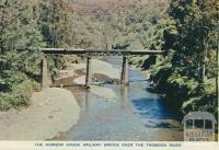 The Narrow Gauge Railway Bridge Over the Thomson River, Walhalla