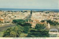 Panorama over Warrnambool from the water tower, 1960