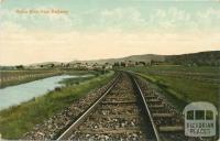 Yarra Glen from Railway, 1905