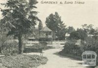 Gardens and Band Stand, Yea