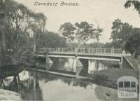 Concrete Bridge, Yea