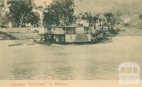 Steamer Invincible at Mildura, c1910