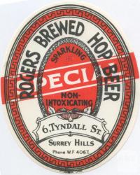 Rogers Brewed Hop Beer, Surrey Hills