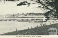 The piers and Battery Point, Portland