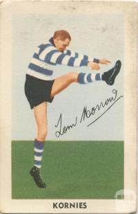 Tom Morrow, Geelong Football Club, Kornies Card