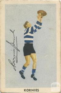 Bernie Smith, Geelong Football Club, Kornies Card