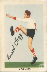 Ronald Clegg, South Melbourne Football Club, Kornies Card