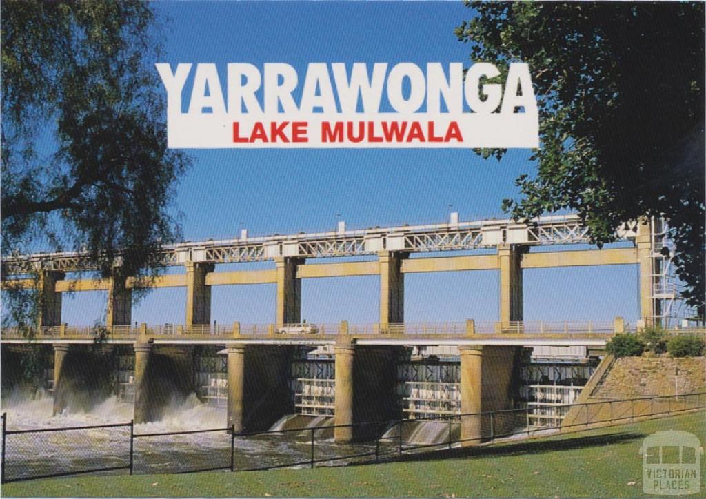Yarrawonga Weir on the Murray River Yarrawonga Weir on the Murray River