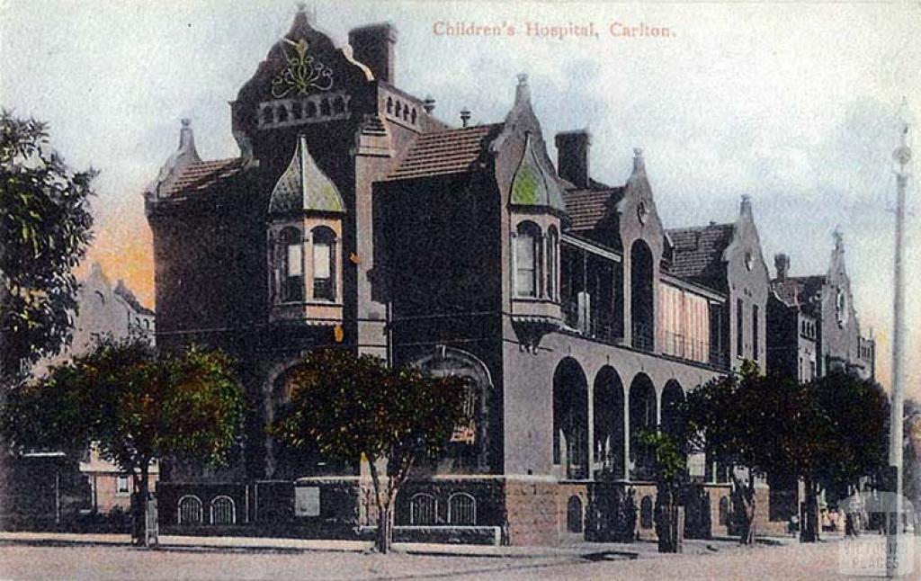 Children's Hospital, Carlton, c1908