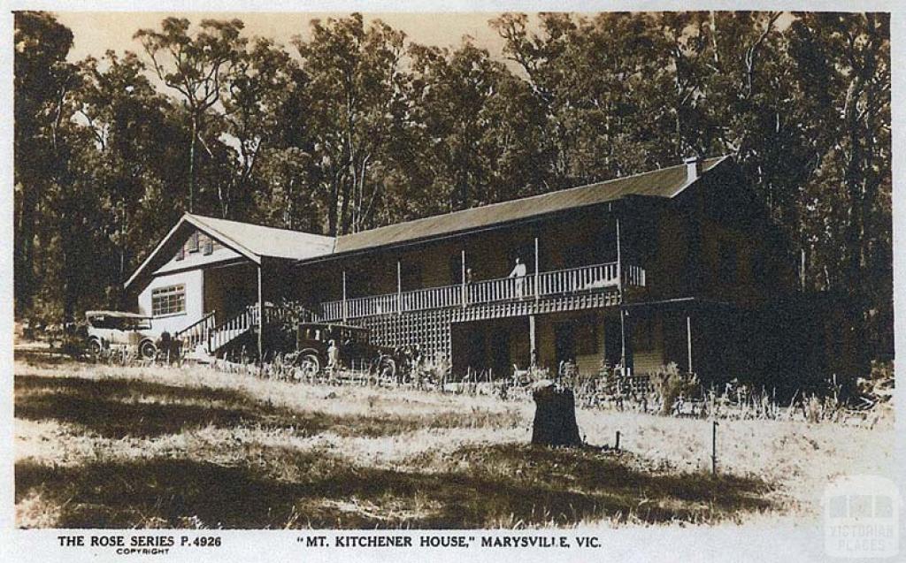 Guest house, Mount Kitchener House, Marysville, c1920