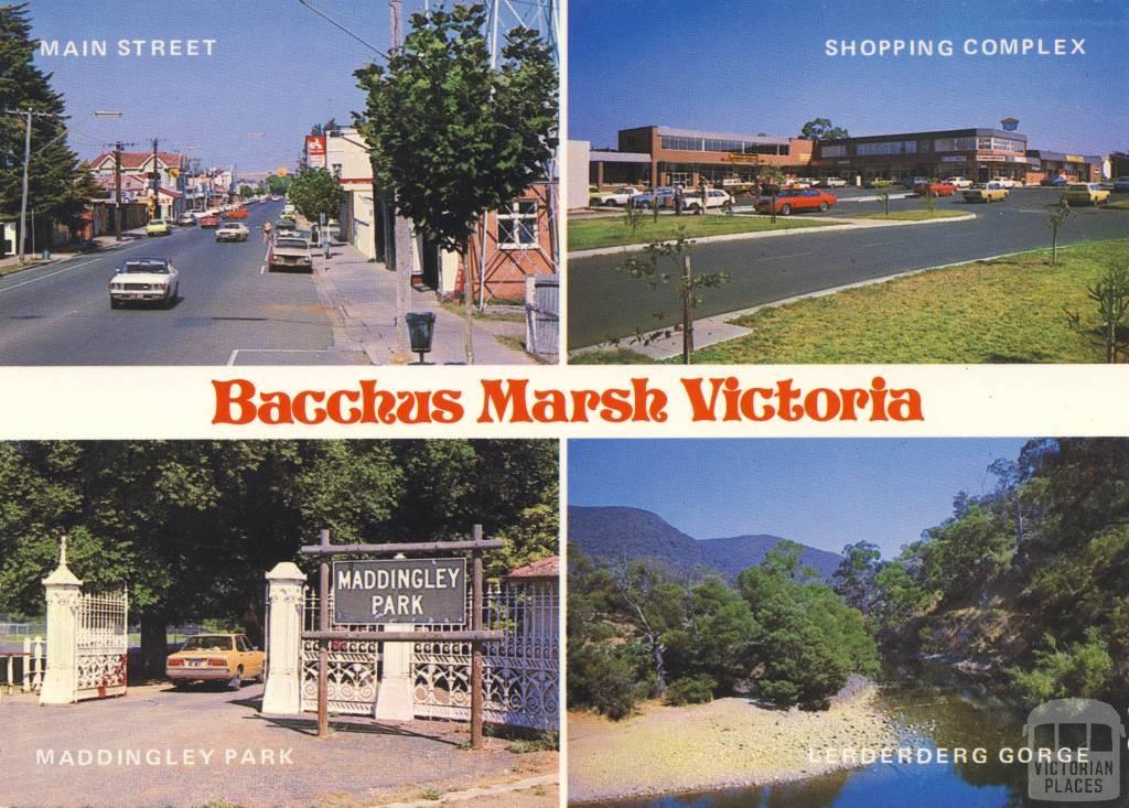 Bacchus Marsh, situated centrally between Melbourne, Geelong and Ballarat, is on
