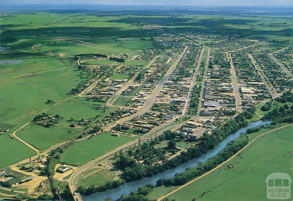 Aerial view of Bairnsdale