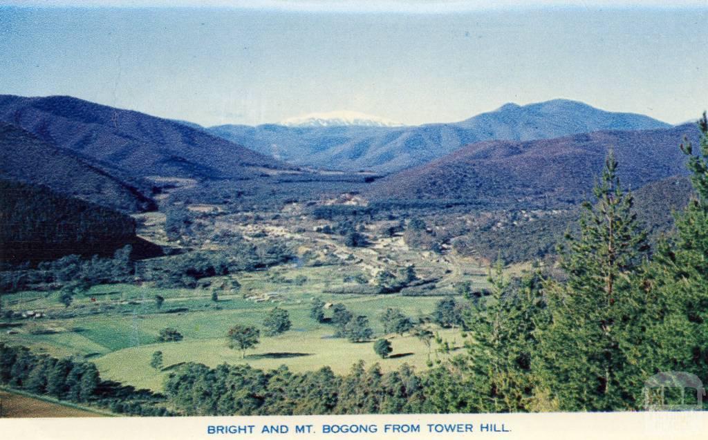 Bright and Mt Bogong from Tower Hill