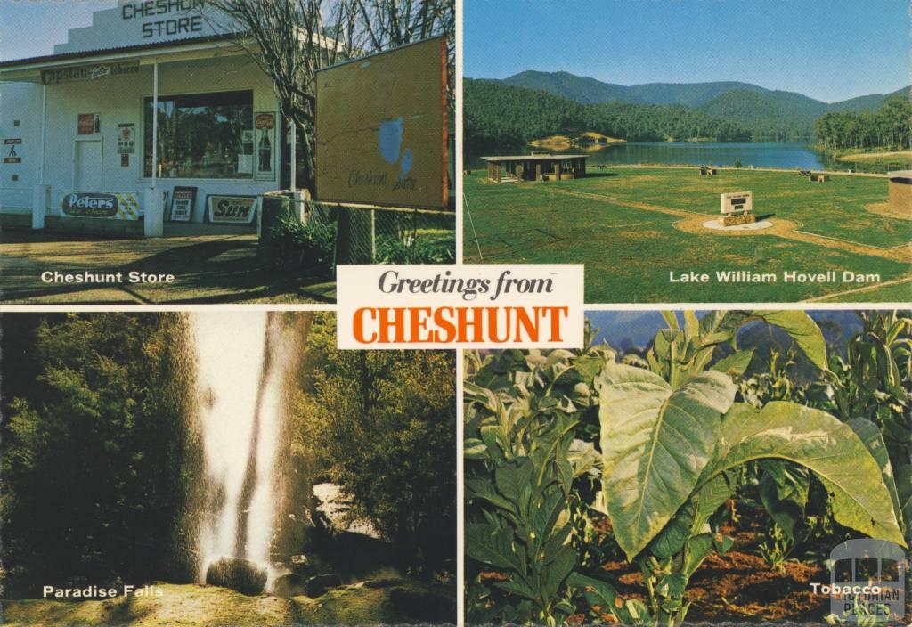 Situated in the King River Valley, Cheshunt has much to offer the holidaymaker