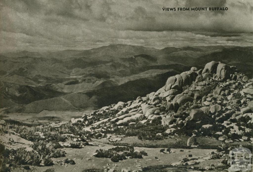 Views from Mount Buffalo, 1954