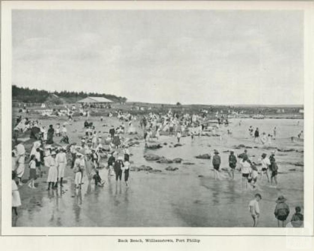Back Beach, Williamstown, Port Phillip, 1918