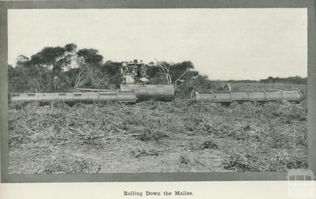 Rolling down the Mallee, 1918
