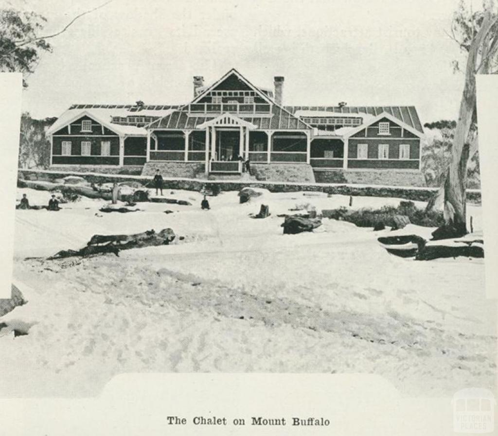 The chalet on Mount Buffalo, 1918