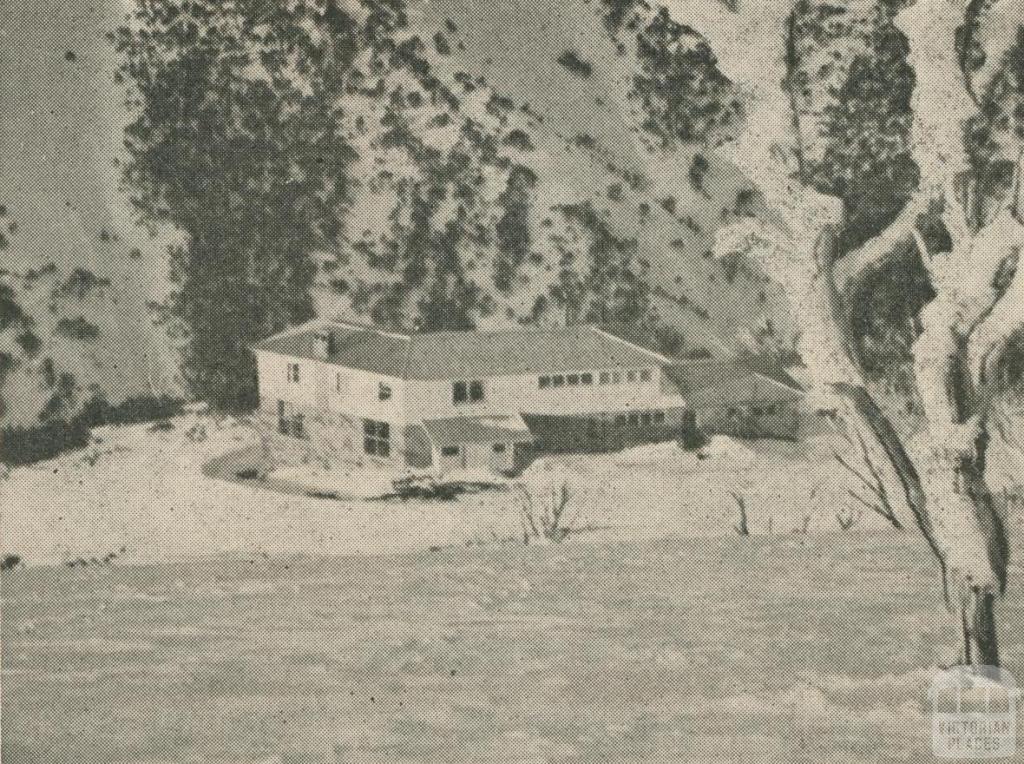 The Drift Chalet and Ski School, Mount Hotham, 1950