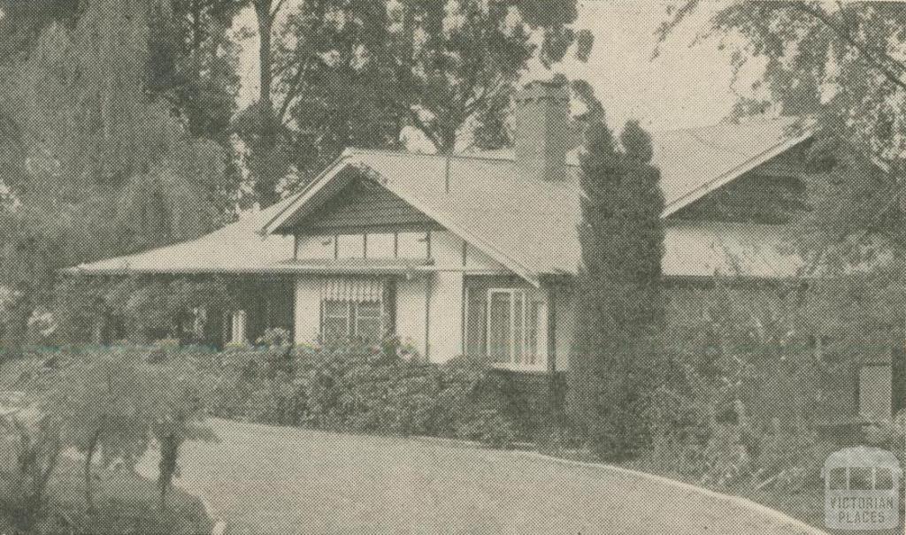 Bray Lodge Guest House, Olinda, 1947-48