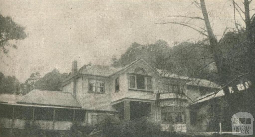 Calulu Guest House, Mount Macedon, 1947-48