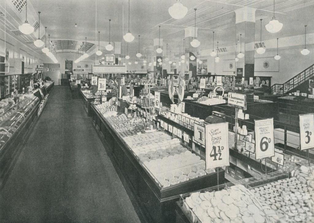 New Bourke Street Coles Store, Melbourne, 1934