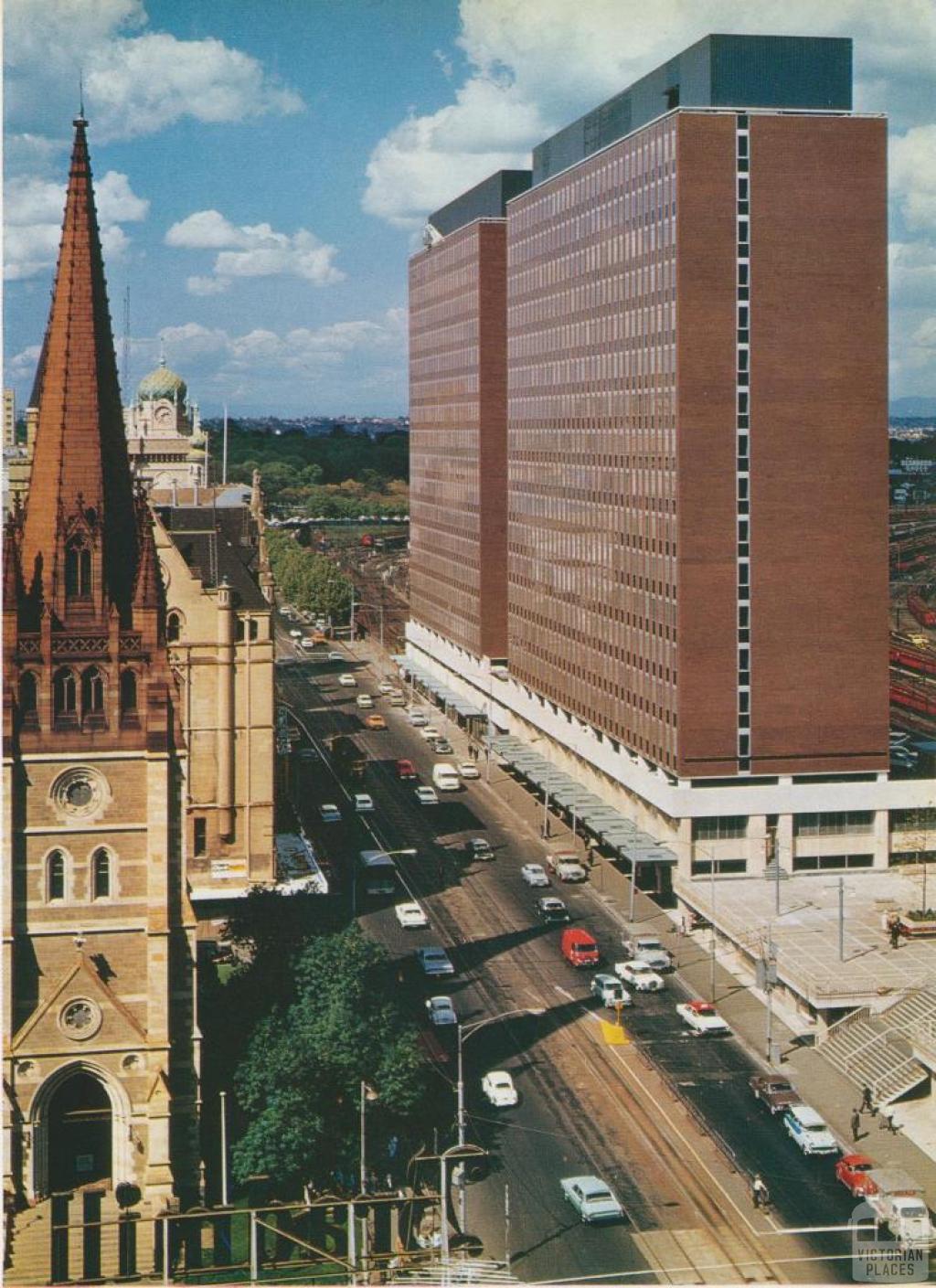 Princes Gate, corner of Flinders and Swanston Streets Melbourne, 1969