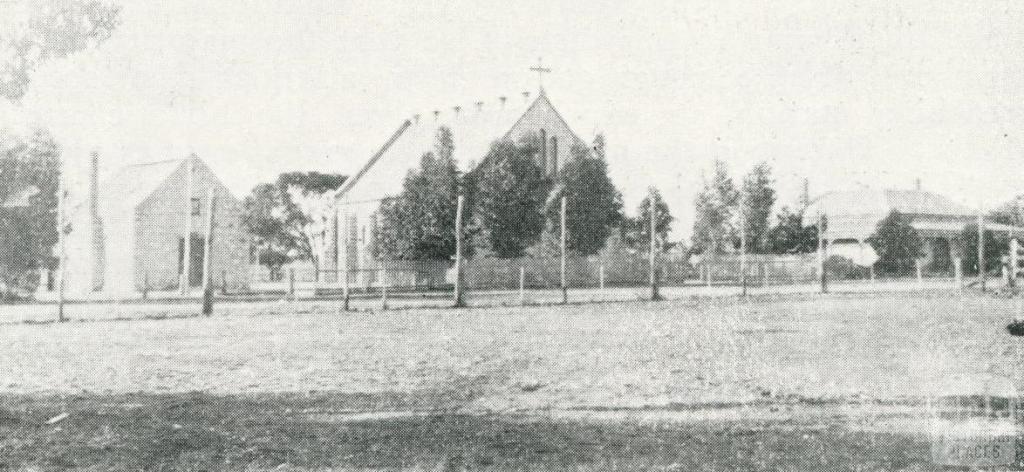 School, Church and Teacher's Residence, Pella, 1924