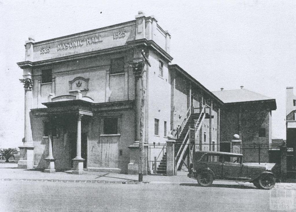 The Masonic Hall at Newport, 1934