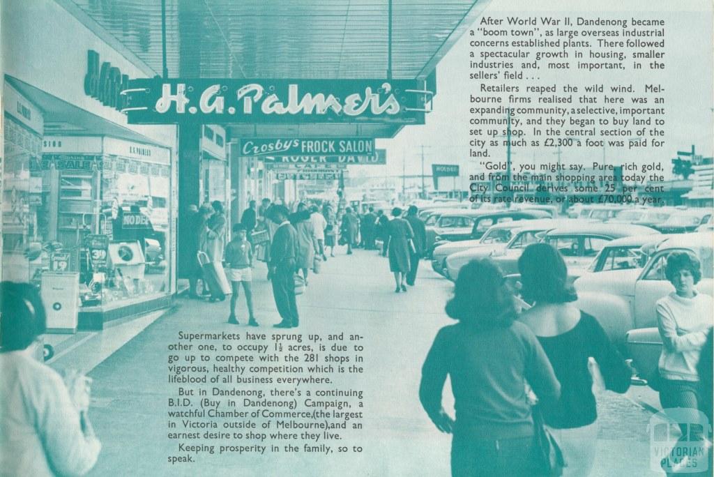 Lonsdale Street, Dandenong, 1964