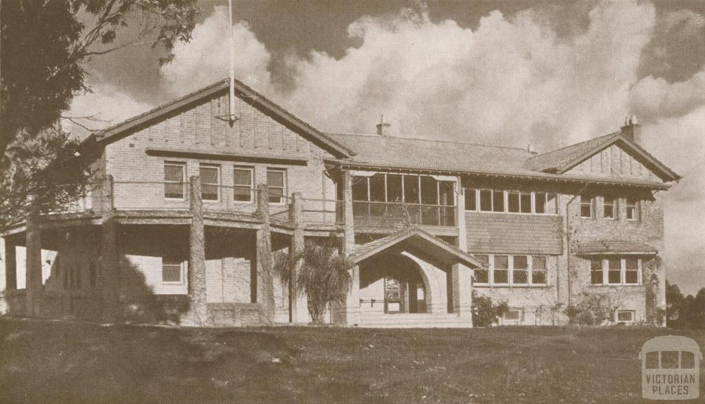 Rosanna Golf Club House, 1937