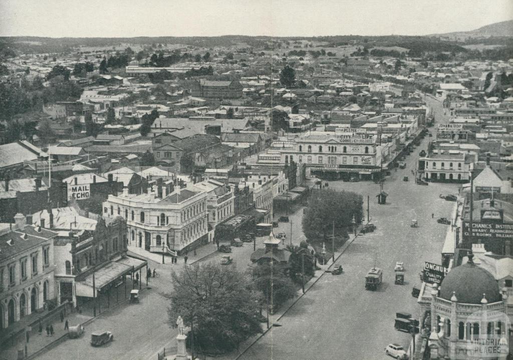 Main Street, Ballarat, 1957