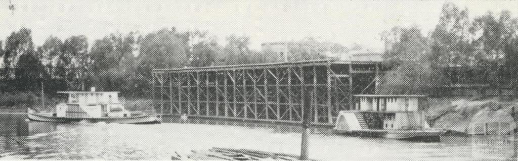 Echuca Wharf, 1968