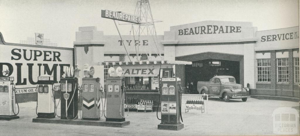 Beaurepaire Tyres, Bendigo Branch, 1947